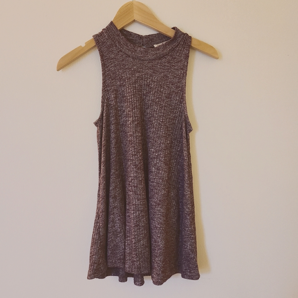 Hollister High Neck Ribbed Tank